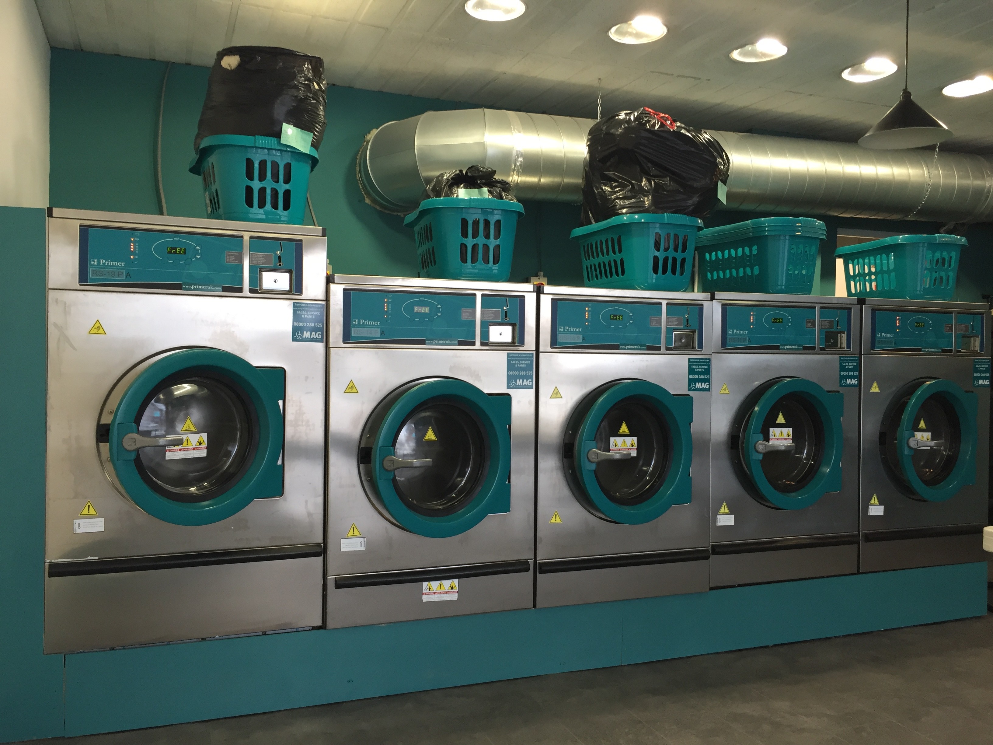 launderette primer machines 